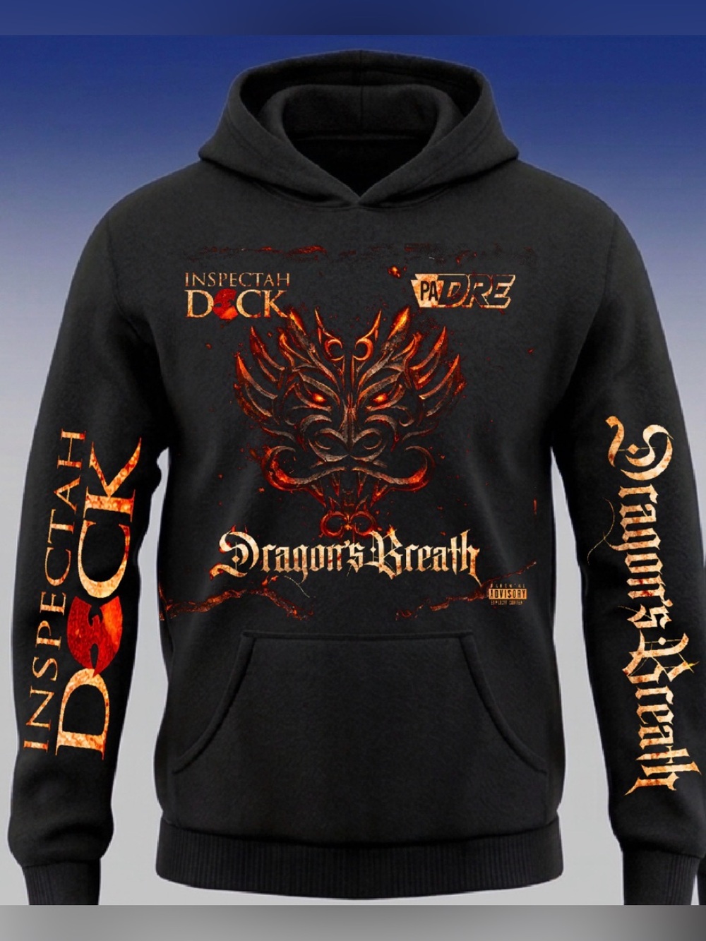 Inspectah Deck Dragons Breath  Pullover Merch  Hoodie S-5XL Wu Tang New 2026